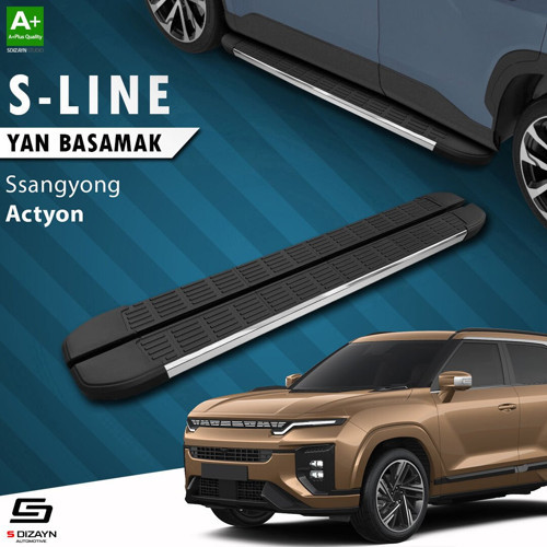 Ssangyong Actyon S-Line Krom Yan Basamak 183 Cm 2024 Üzeri A+ Kalite