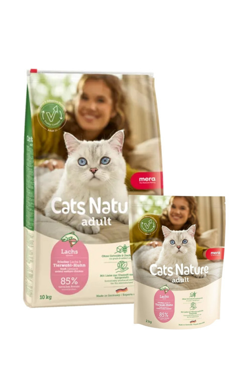 Grain Free Fresh Meat Tahılsız Taze Somon Balıklı Kısır Ve Yetişkin Kedi Maması 10 + 2 Kg