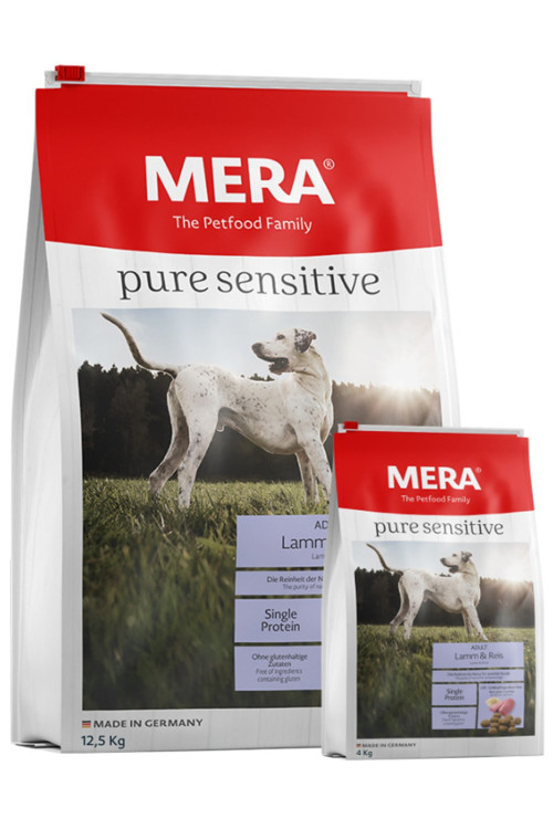 Pure Sensitive Lamb Rice Kuzu Etli Ve Pirinçli Hassas Köpek Maması 12.5 Kg + 4 Kg
