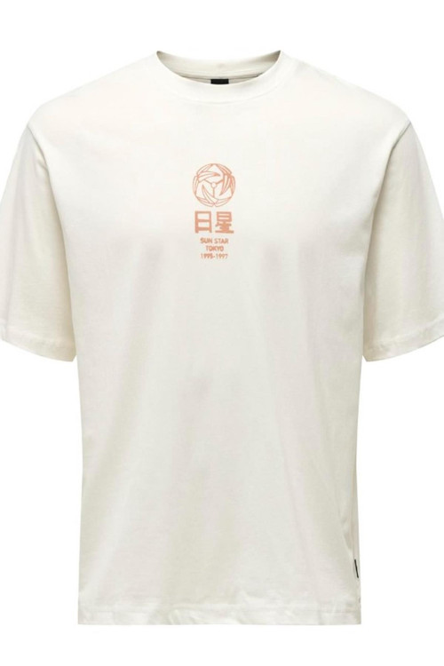 Erkek ONSMALIK LIFE RLX SS TEE TR Relax Fit Kısa Kollu Tişört