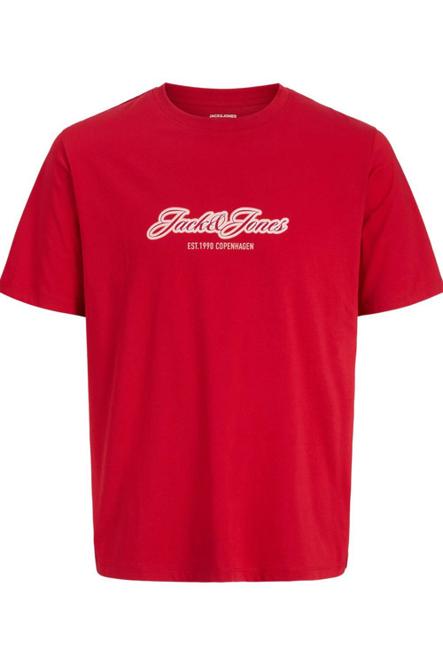 JACK & JONES Erkek JORCATSKILLS BALLON TEE SS CN FST Balon Kesim Tişört