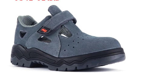 034L-01 Sandal Süet İş Güvenlik Ayakkabısı S1