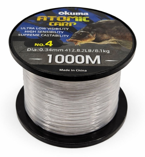Atomic Carp Nylon Clear Color 1000m Misina