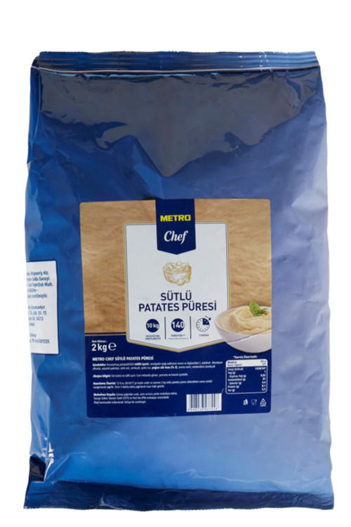 BURFEZ Sütlü Patates Püresi Kullanıma Hazır Toz Püre 2 Kg