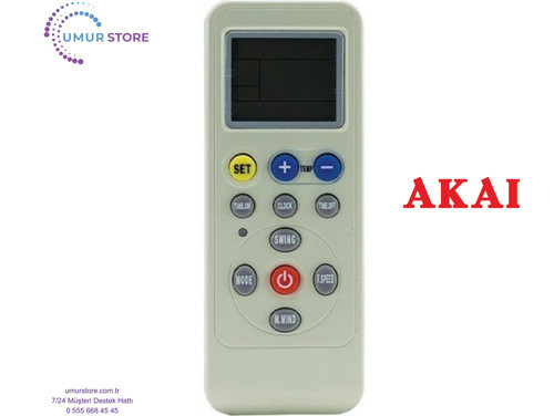 Akai Klimalar İçin Ayarlanabilen Akıllı Klima Kumandası