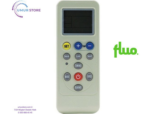 Fluo Klimalar İçin Ayarlanabilen Akıllı Klima Kumandası