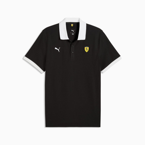Scuderia Ferrari Erkek Siyah Polo Tişört (634248-01)