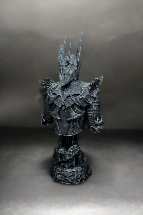 Sauron Bust – Yüzüklerin Efendisi Koleksiyonluk "Gümüş" Renk Heykel 20Cm