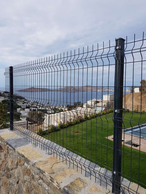 Ör As Tel Örgü 100'Lük Panel Çit Takım 20 Mt + 1 Direk Avantaj Paket ) Antrasit Gri