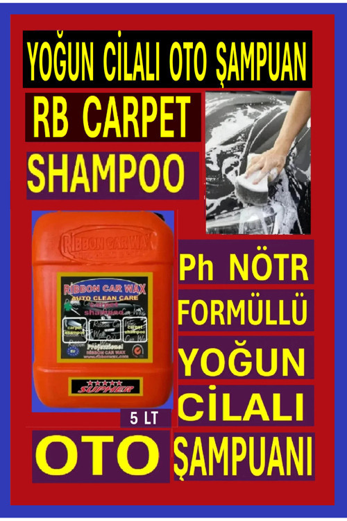 Carpet Shampoo ( Ph Nötr Formüllü Cilalı Oto Şampuanı ) 5 Kg