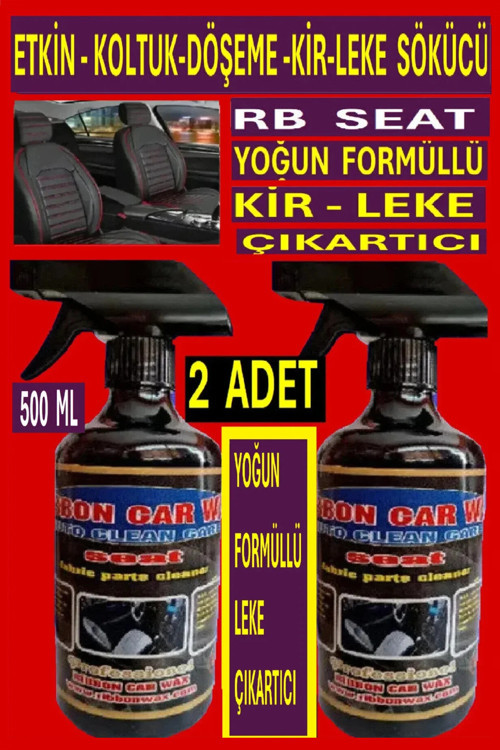 Rb Set Supher (Koltuk-Kumaş Temizleyici Etkin Leke Çıkartıcı ) 500 Ml- 2 Adet
