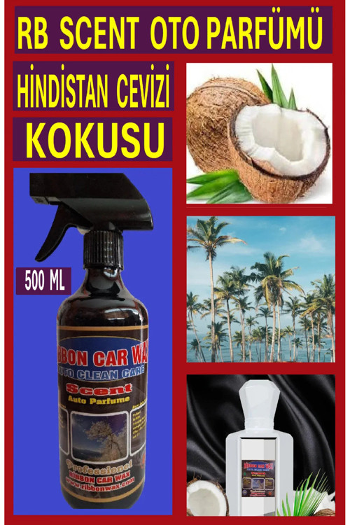 Rb Scet Oto Parfümü ( Hindistan Cevizi Kokusu ) 500 Ml