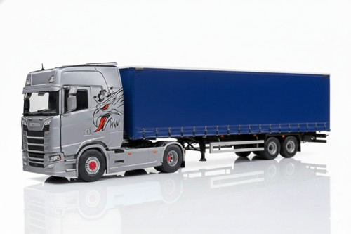 1:32 Ölçekli Detaylı Çekici TIR Modeli ve Dorse Seti – Düz Dorse / Konteyner Dorse / Tenteli Dorse Seçenekli, 4 Farklı Varyant, Koleksiyonluk ve Sergilik Model Araç