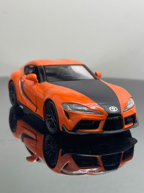 2020 Toyota Supra 1:32 Ölçek Metal Çek Bırak Model Araba – 12 cm