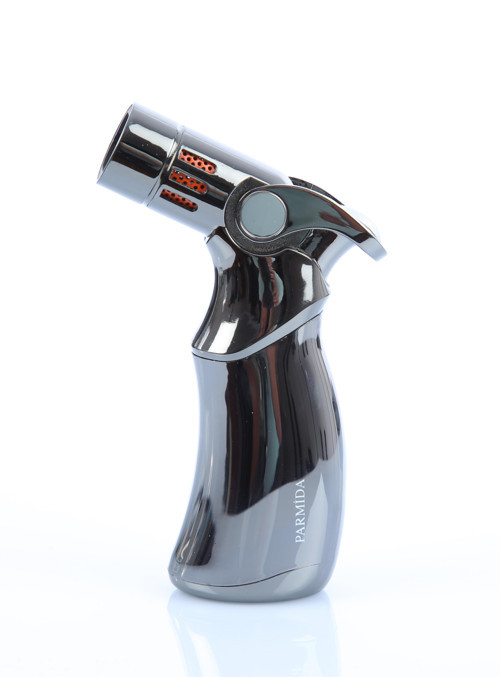 Dört Torch Pürmüz Gunmetal Masa Tipi Puro Çakmağı