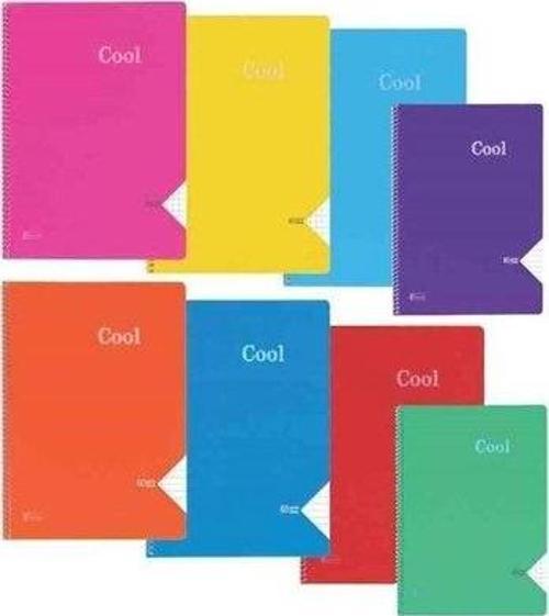 (X)Keskin Color A4 96 Yp Çizgili Plastik Kp.Spiralli Cool Defte-321631-99