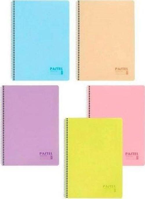 (X)Keskin A4 4Ç25=100Yp.PP Kp.Spr.Pastel Subject D.