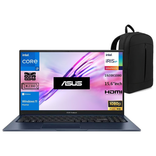 Vivobook 15 X1504VA-NJ426W Intel I7-1355U 8gb 1tb SSD 15.6" Fhd W11H Sner Çanta