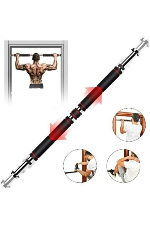 Barfiks Demiri Kapı Barı Koridor 60-100Cm Koridor Barfiksi Barfix Spor Aleti Demiri Barfiks Çubuğu