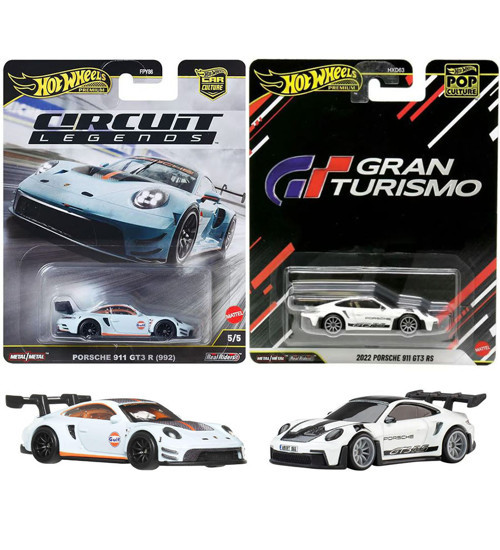 Premium Set - 2022 Porsche 911 GT3 RS & Porsche 911 GT3 R (992) (1/64)