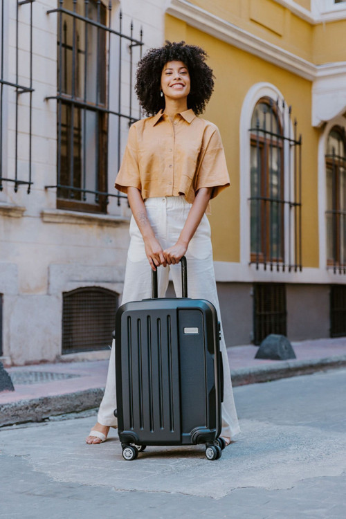 Wx-210 Siyah Kabin ( Küçük ) Boy Valiz