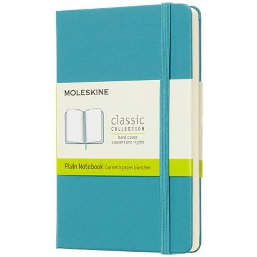 Sert Kapak Defter Mercan Mavisi (Çizgisiz - 9x14) - 5284