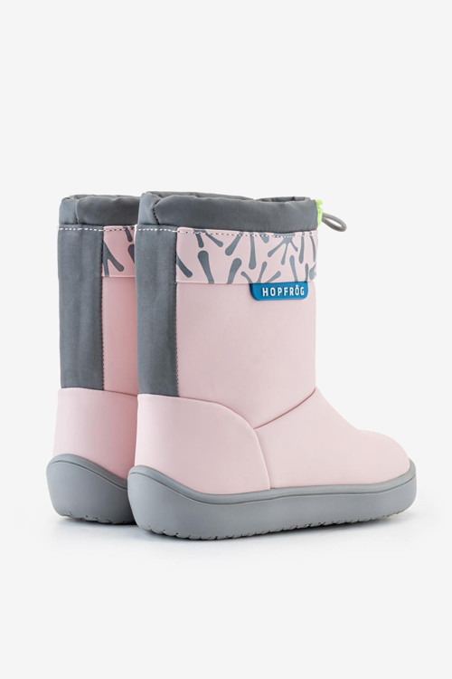 Rain Boots Süper Mat Pembe Suya ve Soğuğa Dayanıklı Barefoot Çocuk Botu
