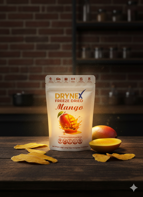 Dondurularak Kurutulmuş Dilim Mango
