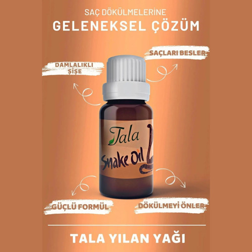 Yılan Yağı 20 Ml - Saç Dökülmesine Karşı Besleyici Bakım