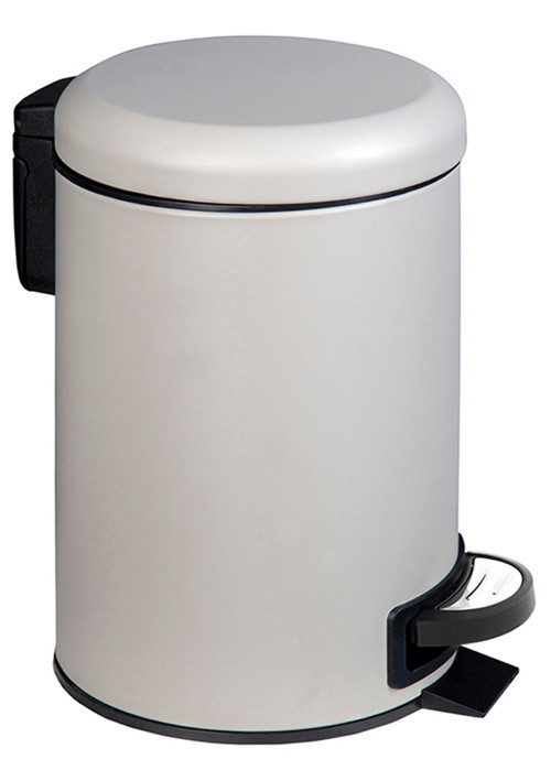 5 LT Bej Pedalı Yavaş Kapanır Çöp Kovası