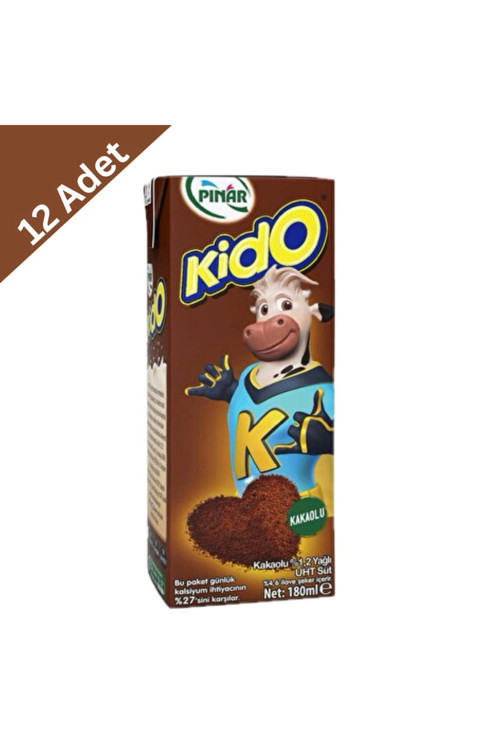 Kido Kakaolu Süt 180 Ml X 12 Adet