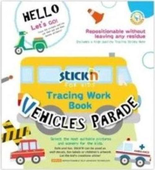 Stıckn Taşıtlar Çalışma Kitabı 20x15Cm 30Sf