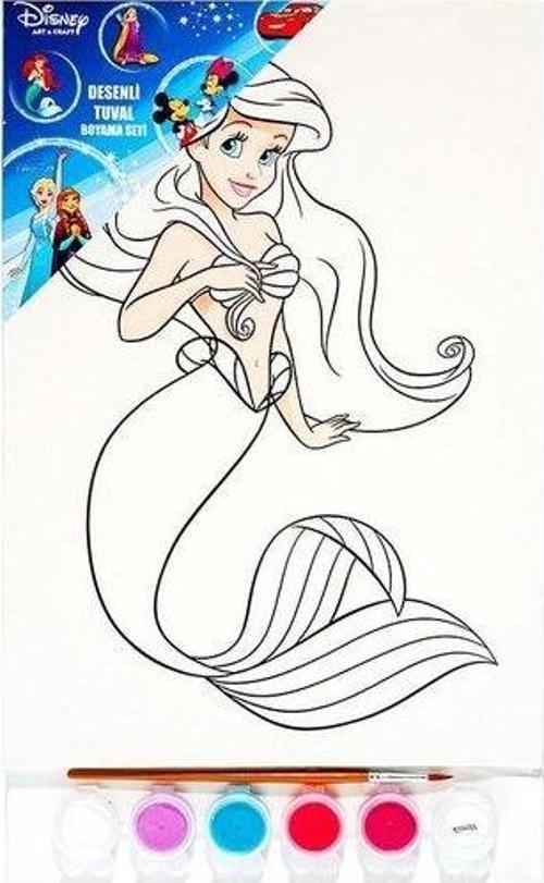 The Walt Disney Ariel Baskılı Tuval 25x35cm