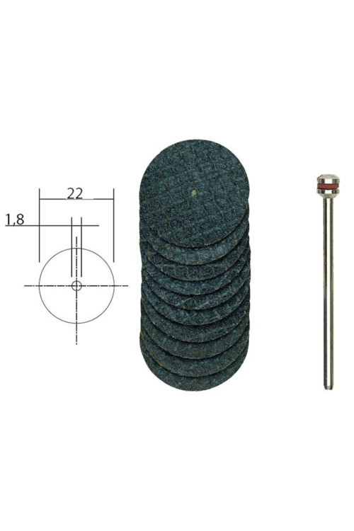 Dremel Proxxon Benzeri Gravür Makineleri Için Metal Kesme Fiber Disk Seti 32Mm 10'Lu Paket
