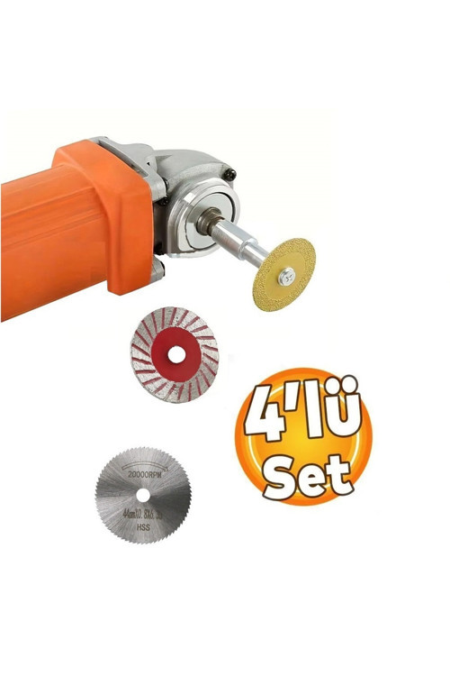 Avuç Taşlama Uyumlu Cam Mermer Granit Metal Ahşap Kesme Zımparalama Elmas 3Lü Disk Seti