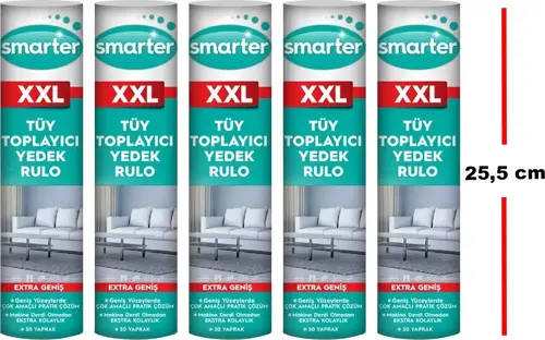XXL 5 Adet Tüy Toplayıcı Yedek Rulo