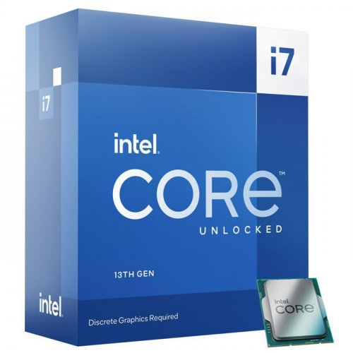 i7-13700KF 16 Core, 3.40Ghz, 30Mb,125W, LGA1700, 13.Nesil, BOX, (Grafik Kart YOK, Fan YOK)