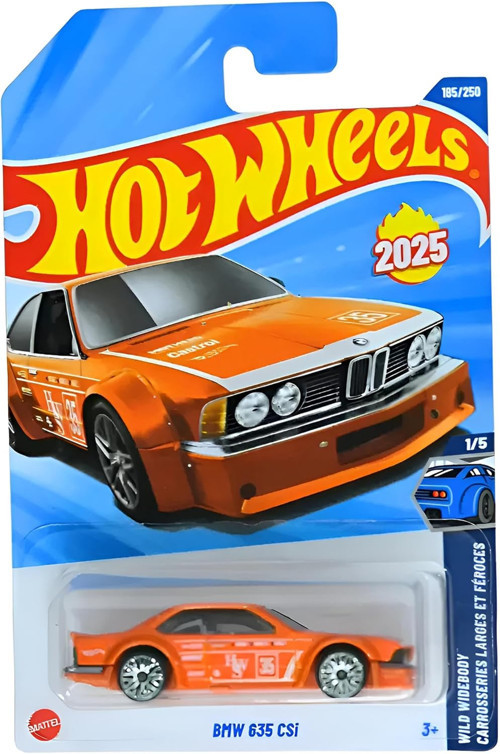 - Bmw 635 Csi - Jbb84 - Wild Widebody 1/5 - Short Card - 1:64 Ölçeğinde Turuncu Tur Araba