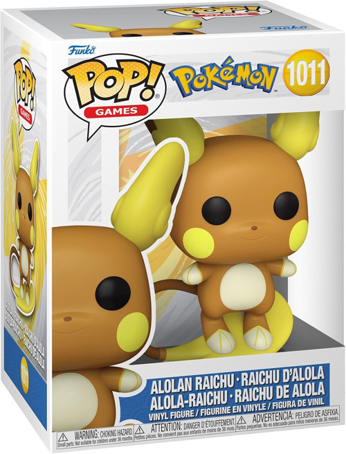 Pop Games: Pokemon- Raichu, Oyuncak Figür