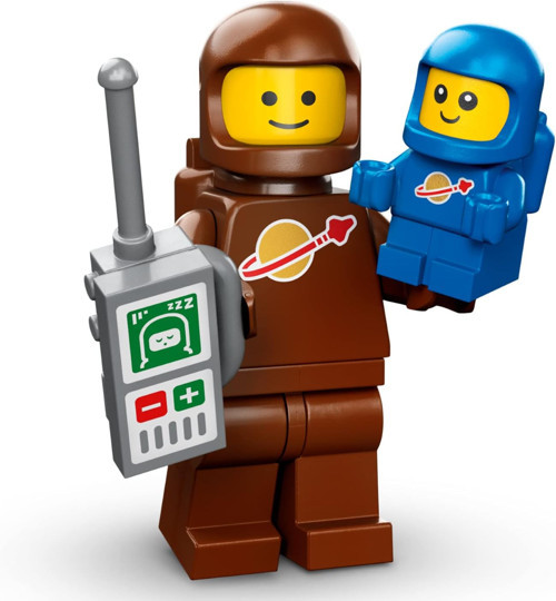 ® Koleksiyon Minifigürleri Serisi 24 - Kahverengi Astronot Ve Spacebaby 71037 (Torbalı)