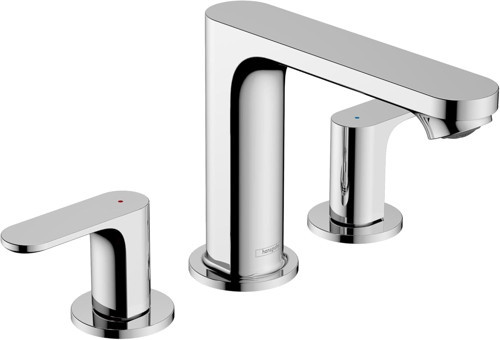 72530001 Rebris S 110, Açılır Drenajlı, Krom 1.2 Gpm Yaygın Banyo Bataryası