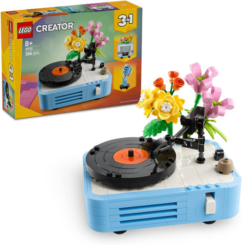 ® Creator 3’Ü 1 Arada Çiçekli Pikap 31172-8 Yaş Ve Üzeri Kız Ve Erkek Çocuklar İçin Radyo Ve Mikr