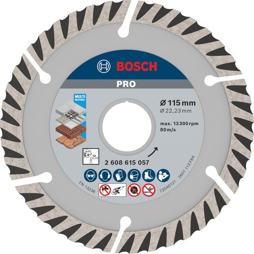 Professional Accessories Elmas Kesme Ve Delme Aksesuarları, Disk, Gri, 1 Adet