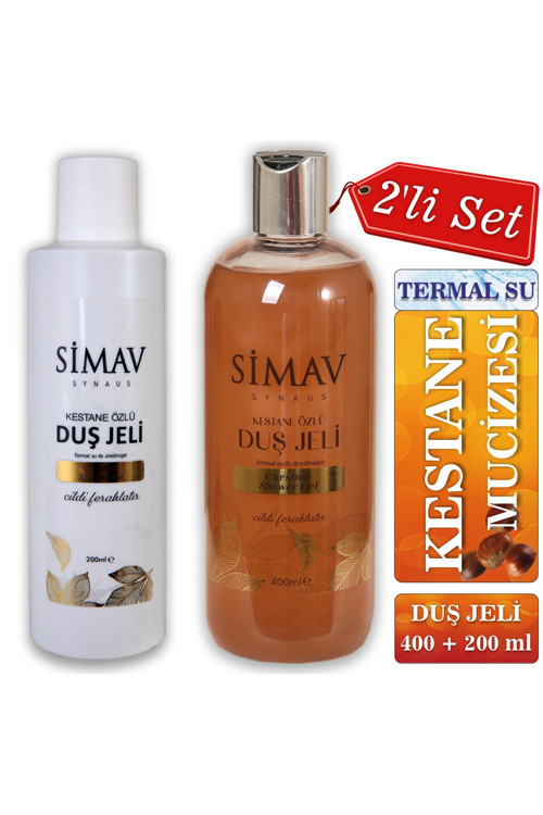 Kestane Özlü Ve Termal Sulu Duş Jeli 2'Li Set 400Ml 200Ml