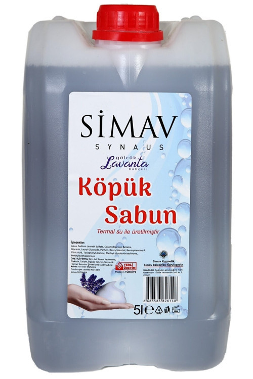 Termal Sulu Lavanta Özlü Köpük Sabun - 5 Lt