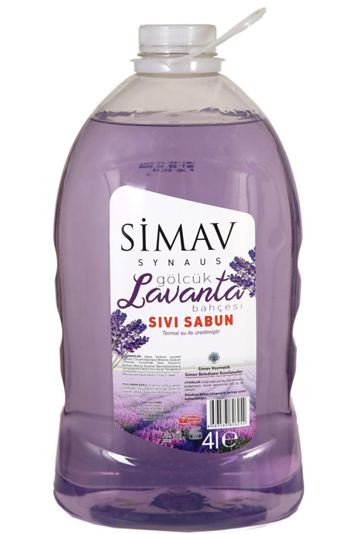 Termal Sulu Lavanta Özlü Sıvı Sabun - 4 Lt