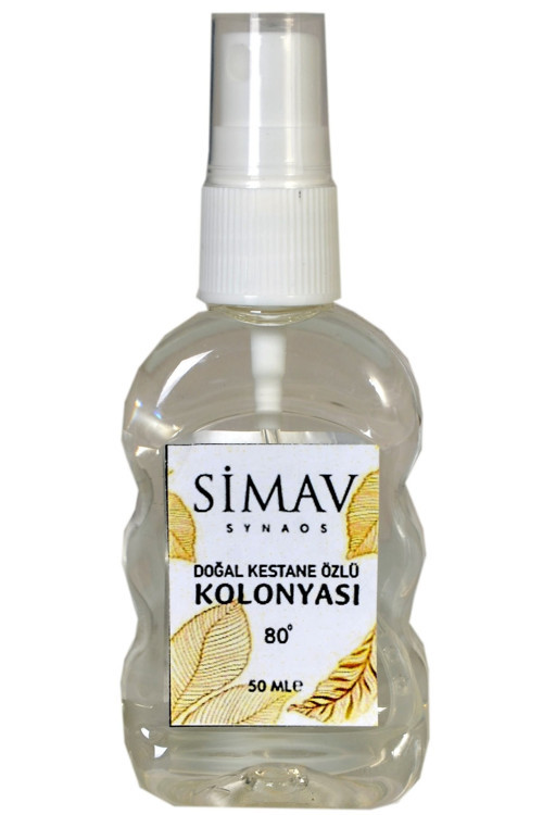 Kestane Özlü Ve Termal Sulu Kolonya Spreyli Şişe - 50 Ml