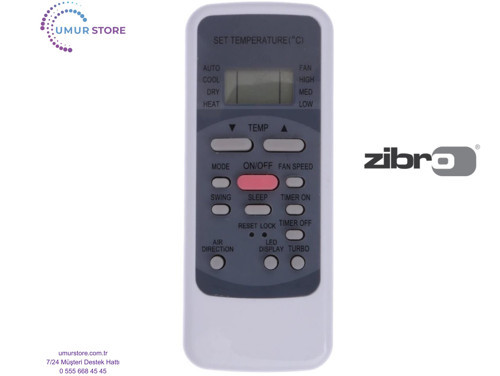 Zibro S6526 Uyumlu Klima Kumandası