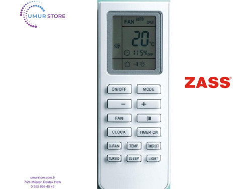 Zass İnverter Klima Kumandası