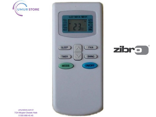 Zibro S1126 Uyumlu Klima Kumandası